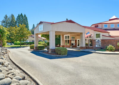 Senior living retirement community in Sublimity Oregon Elliott-Entrance
