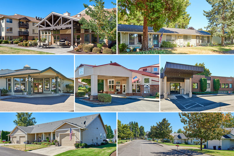Senior community complete with Independent Living, Assisted Living, Memory Care and Rehabilitation Marion County, Oregon